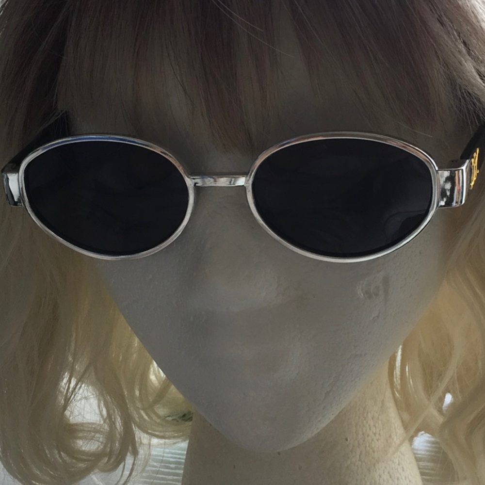 Oval Silver Sunglasses